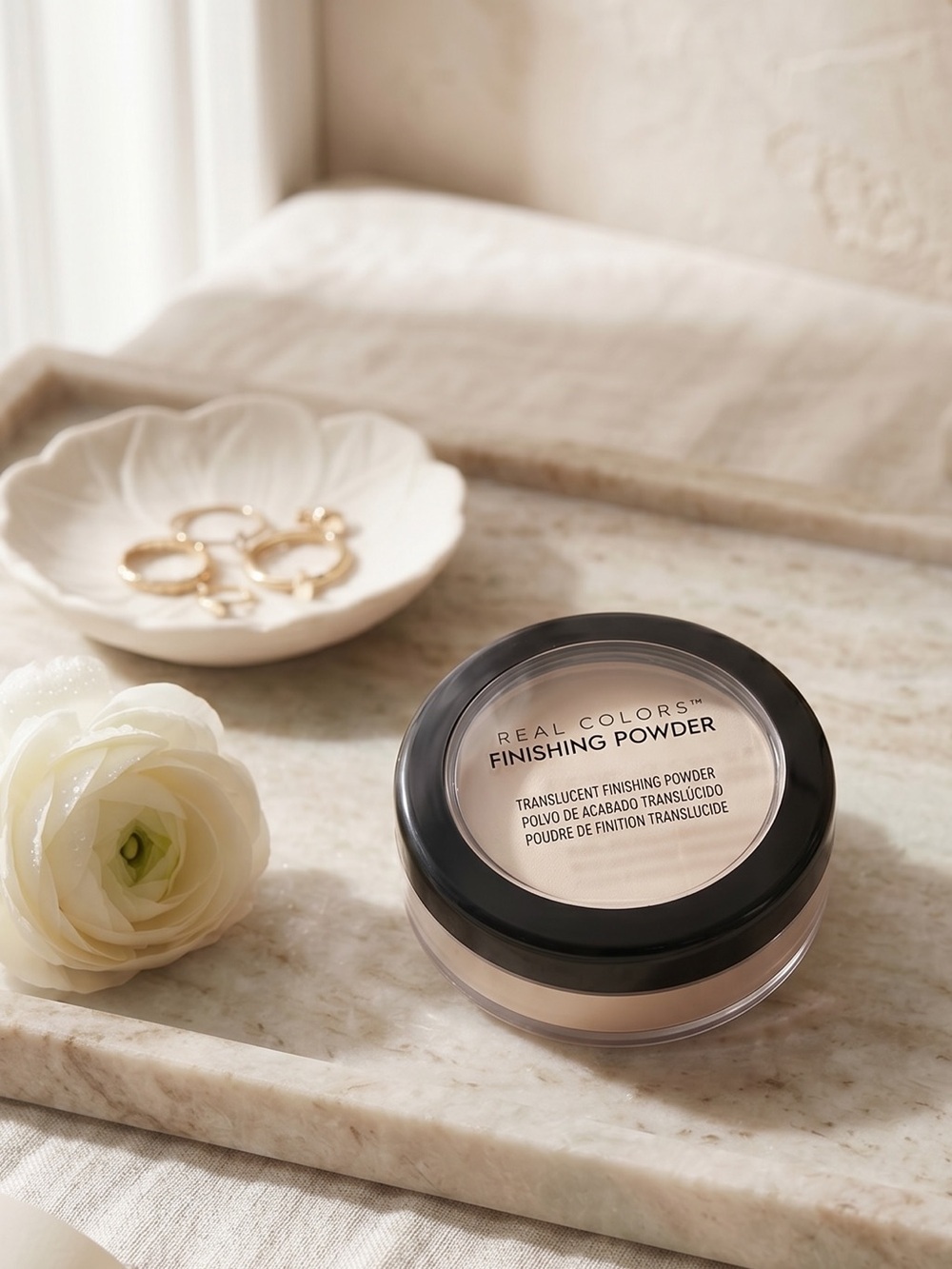Real Colors Translucent Finishing Powder - Cream